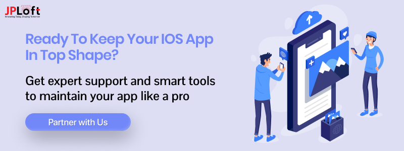 iOS App Maintenance CTA